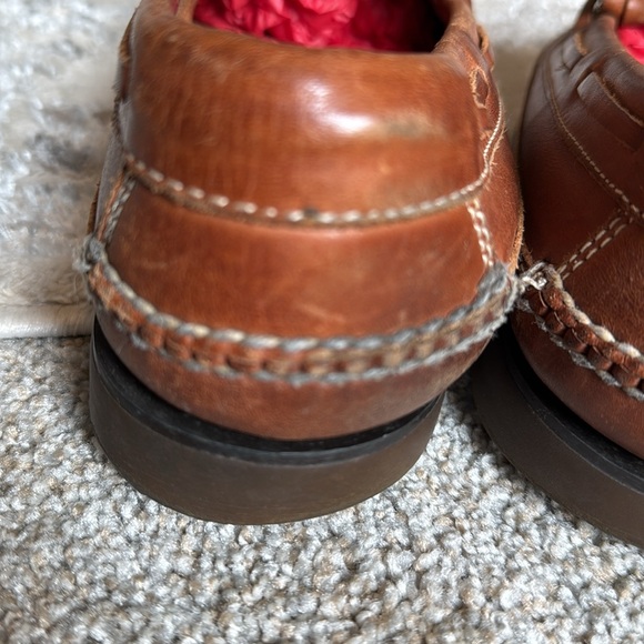 Johnston & Murphy Brown Leather Slip-On Loafers - Picture 3 of 7